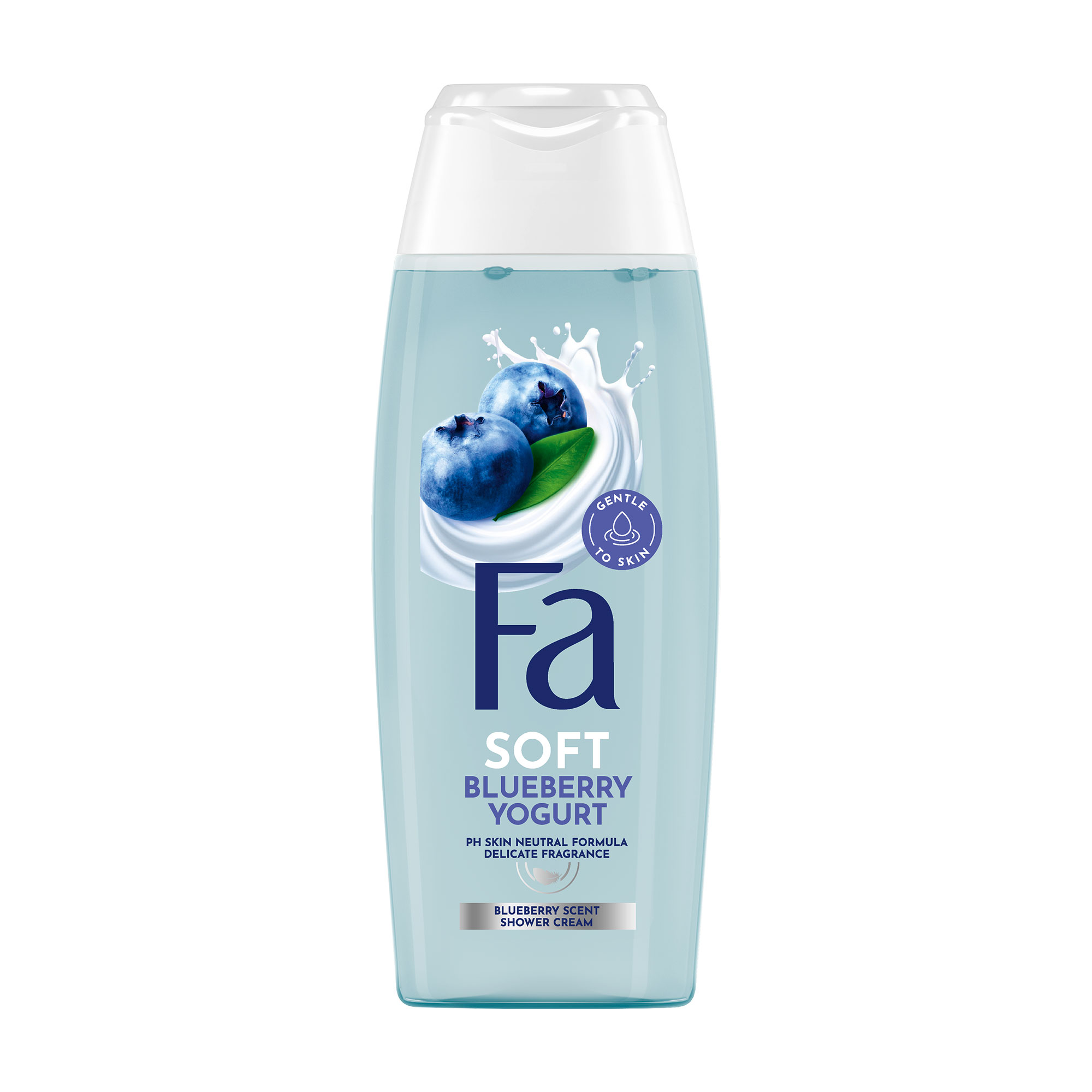 Крем-гель для душу Fa Soft Blueberry Yogurt з ароматом чорниці, 250 мл